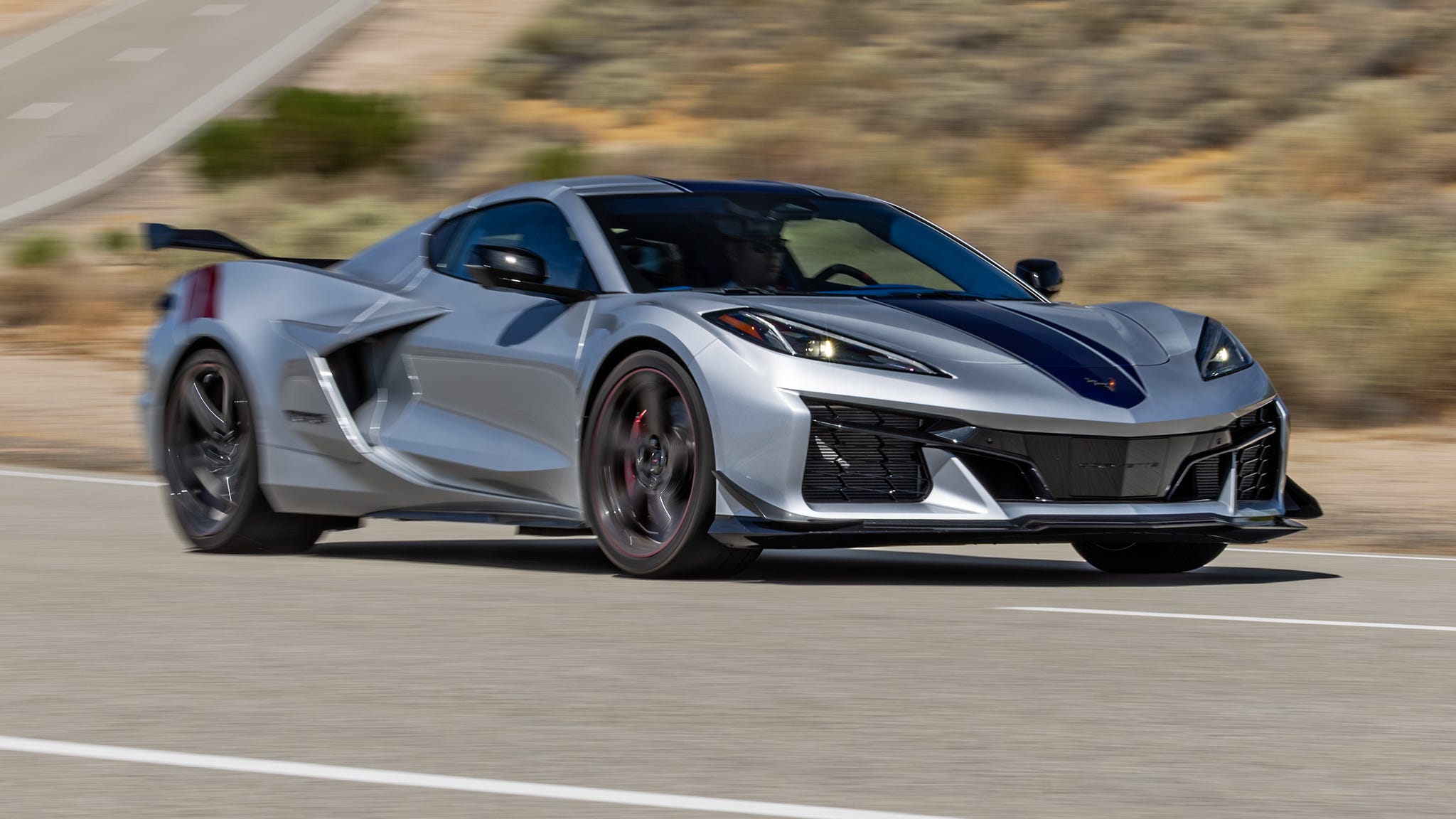 Corvette Grand Sport 2027 équipée du pack Z52 Track lors de l’essai MotorTrend
